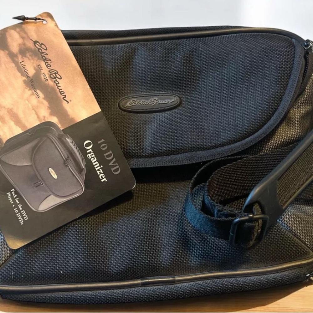 Eddie Bauer Black dvd 📀 Organizer Bag